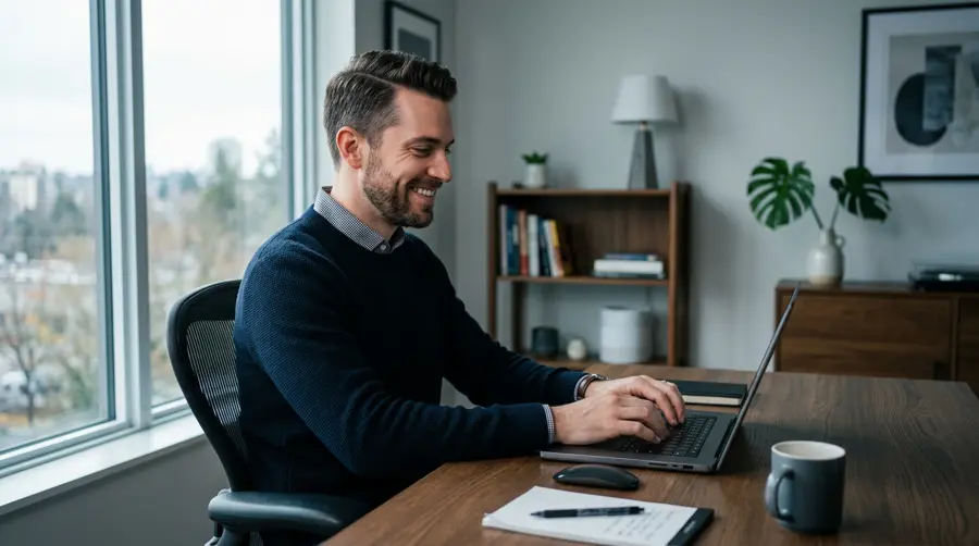 SAP developer working remotely